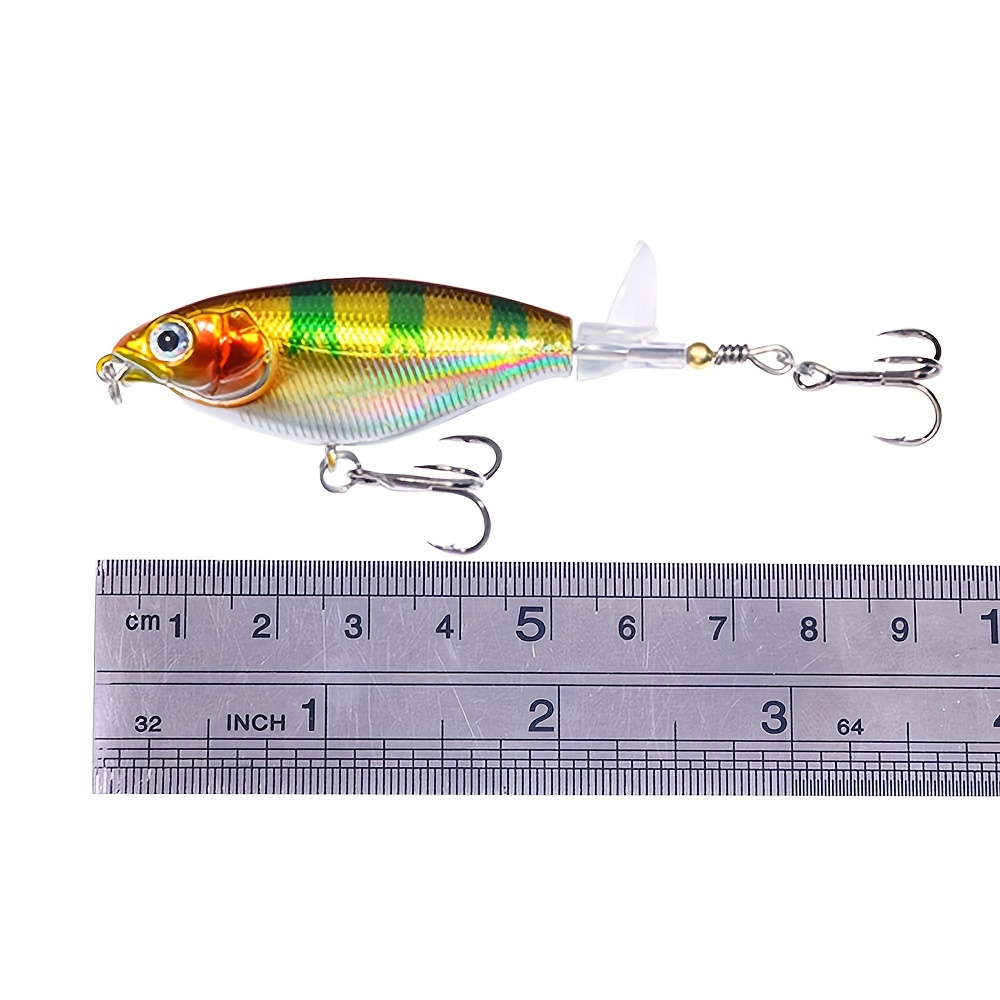 Premium Fishing Lures Pack of 5 with Lead Fish Kit for Bass, 8.5cm