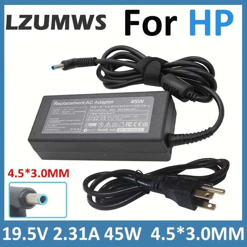 For Laptop Charger: 19.5v 2.31a Connector Power Supply - Temu