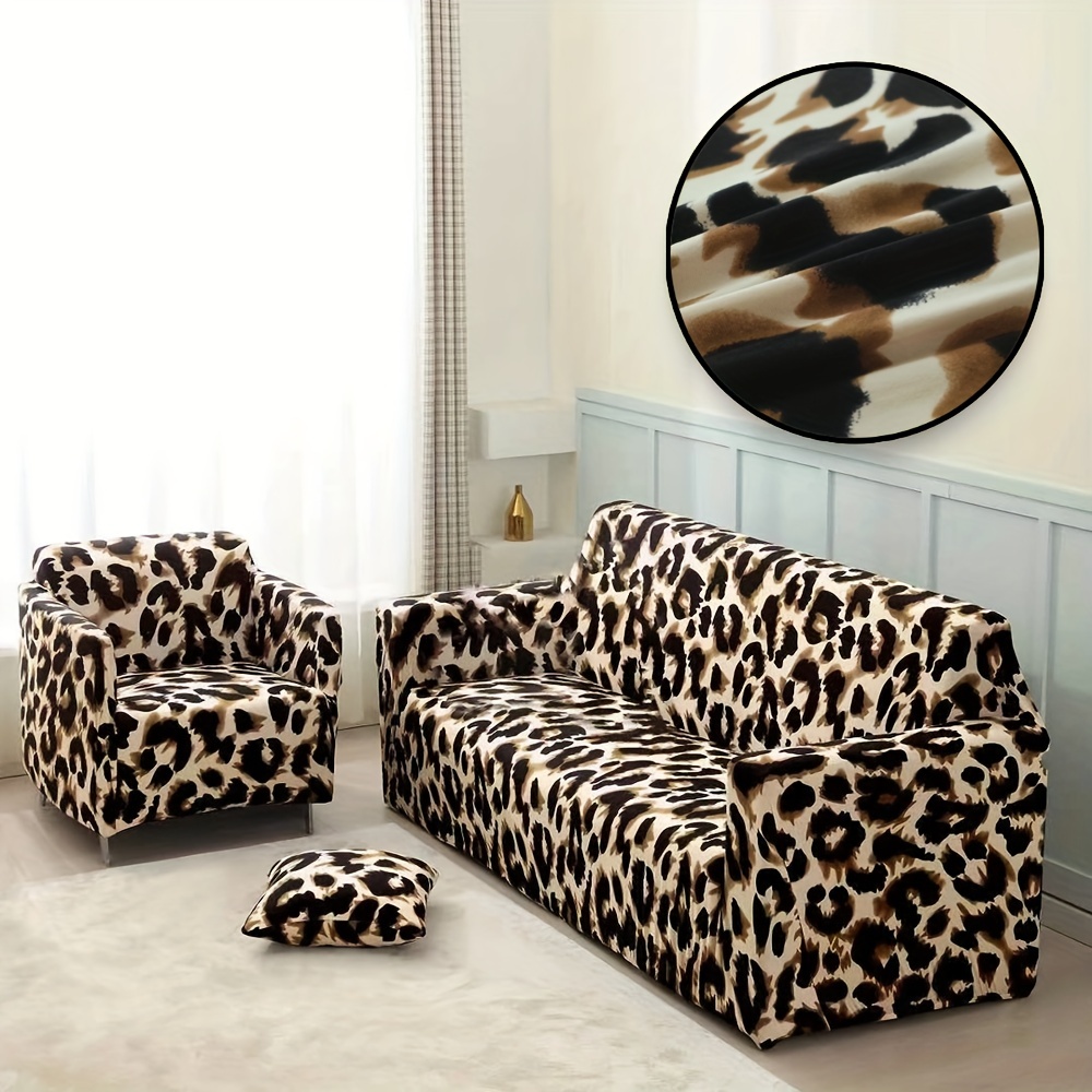 Breathable Elastic Sofa Er Leopard