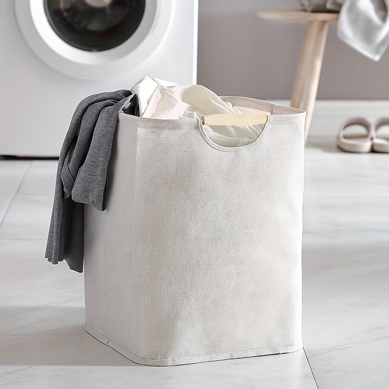 cestas de almacenamiento cesto ropa sucia Cesta plegable para la colada,  bolsa de ropa, alta, con asas, para dormitorio universitario y familia -  AliExpress
