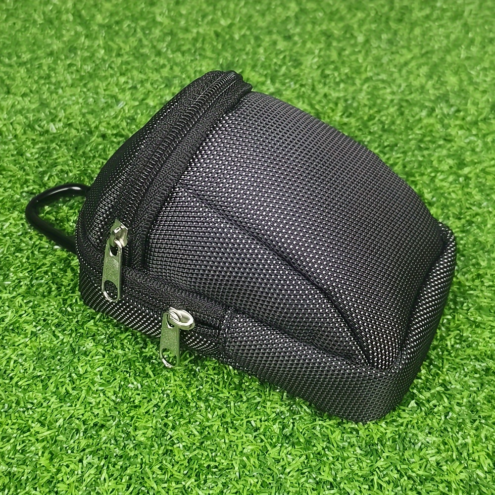 1pc small golf ball bag with clip portable waist bag for outdoor sports details 1