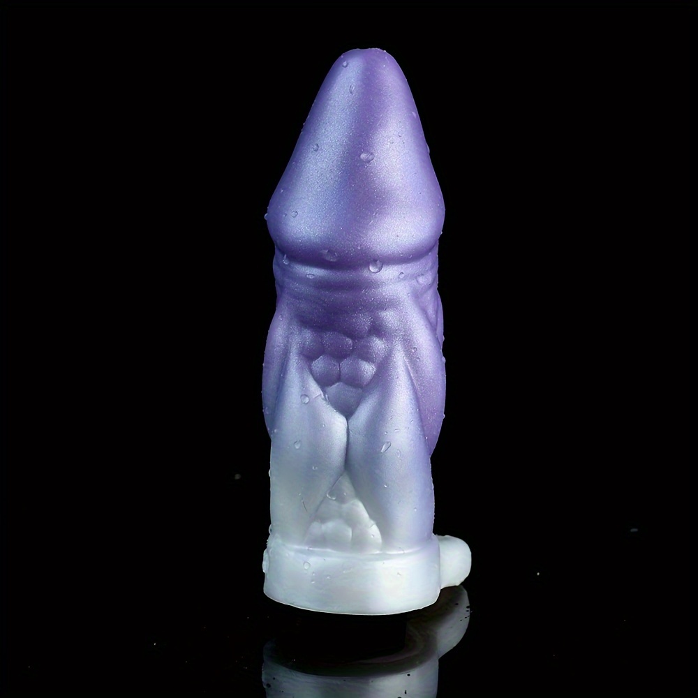 Colorful Monster Penis Sleeve Soft Silicone Cock Enlargement Temu