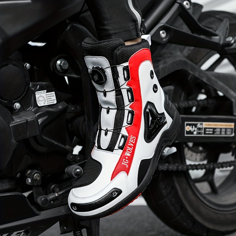 NWE En la tribu de microfibra de cuero botas Moto Pro ciclistas ciclista  velocidad Moto de carreras de Motocross zapatos