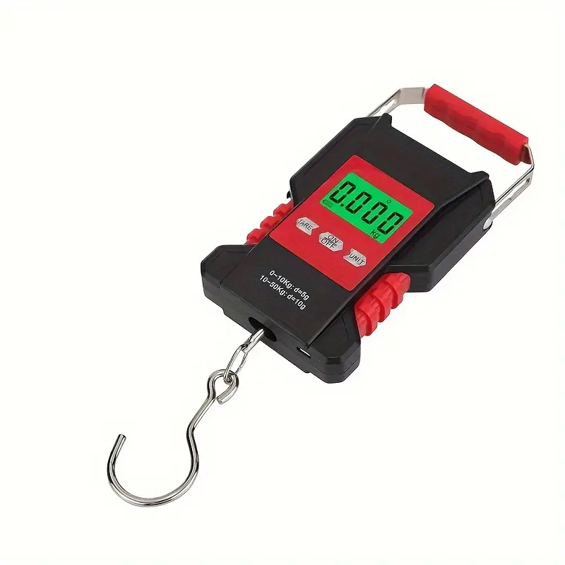 110.23LB Portable Waterproof Fishing Scale Digital Rechargeable Hanging  Hook Scales For Courier Hunting Luggage Home Weighing 59.06inch Tape