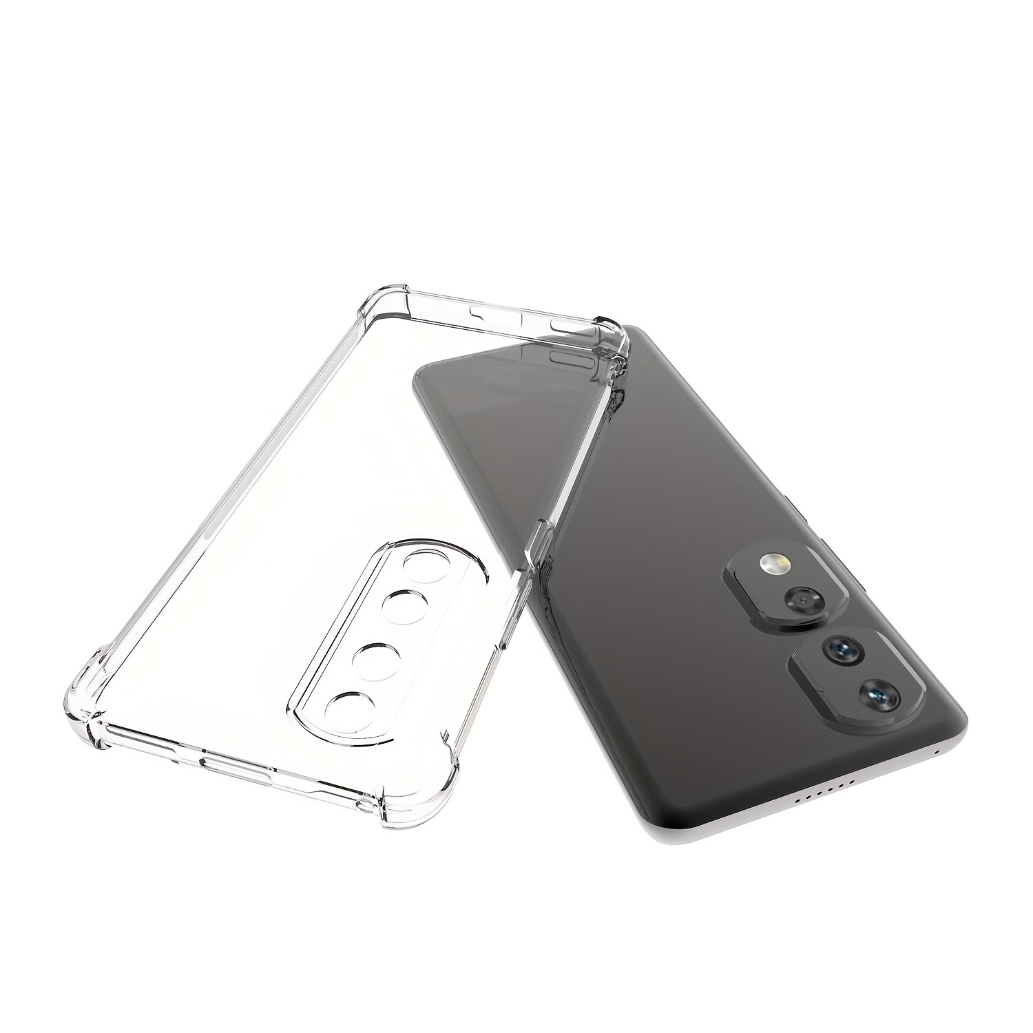 Honor 90 /90 Pro Case Slim Clear Silicone Shockproof Phone - Temu