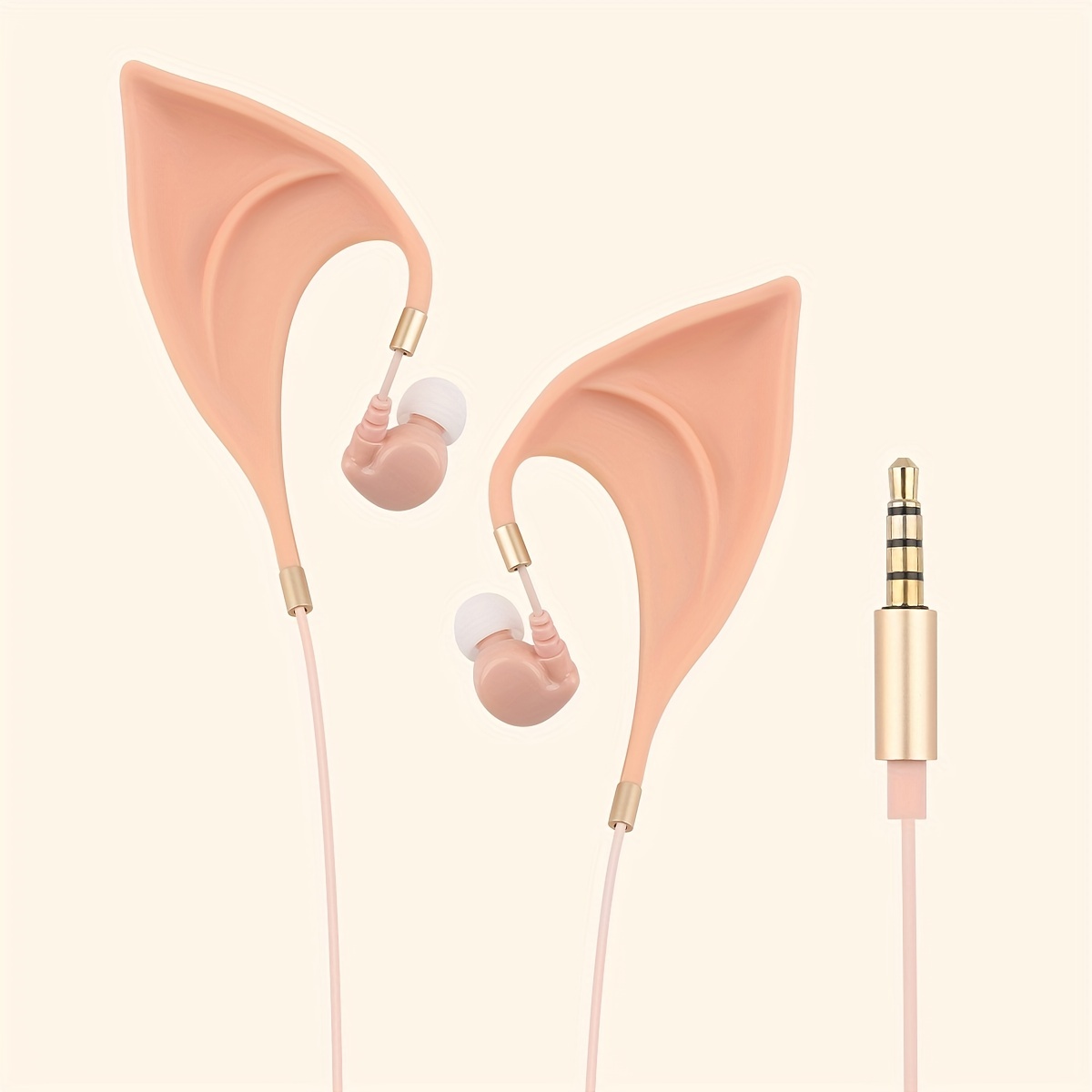 

Urizons Elf Earbuds Headphones Wired - In-ear Elf Earphone Perfect Sound Quality Fairy's Adorable Elegant Elves Ear Design Cosplay Anime Headset Accessories 3.5mm And Usb C Plug For Choose