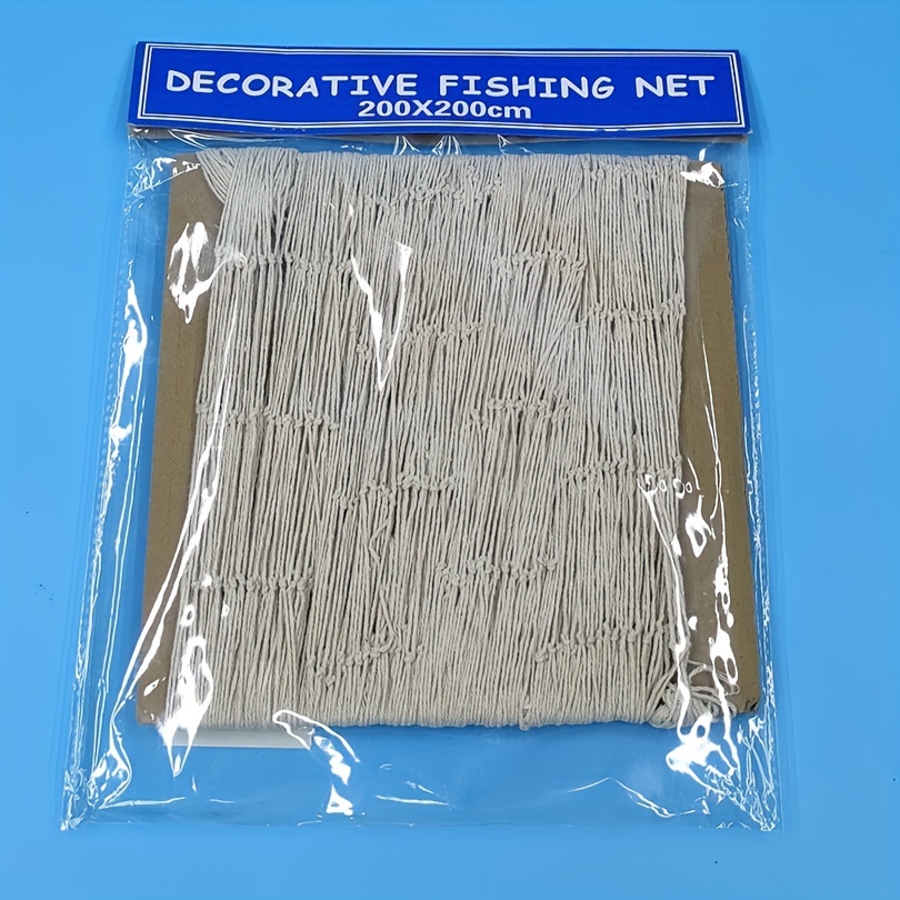 Netting Decoration, Fish Net Party Decor – Natural Color Cotton