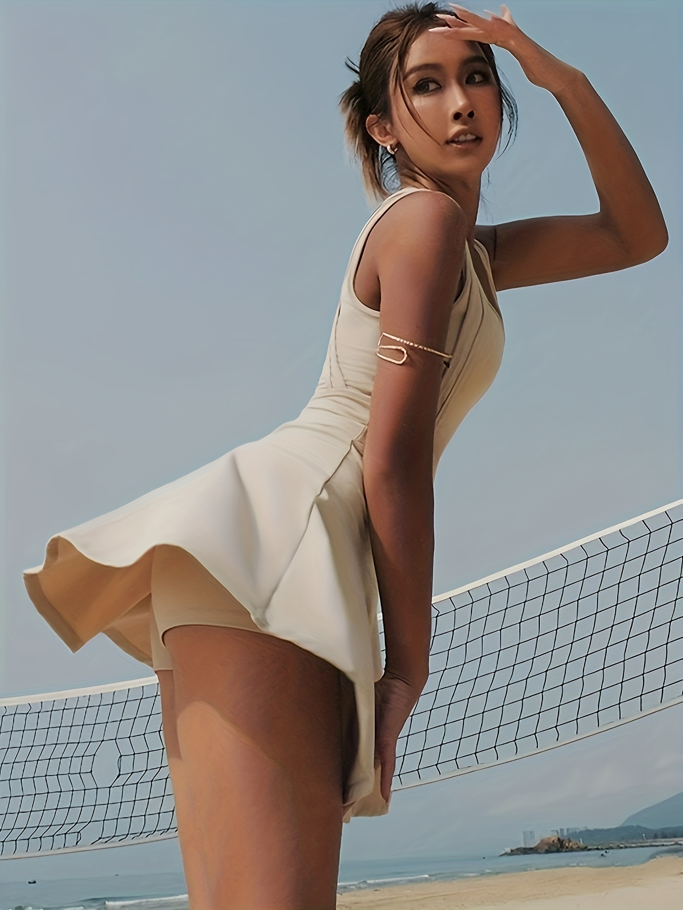 Women's Tennis Dress One Shoulder Workout Athletic Golf - Temu