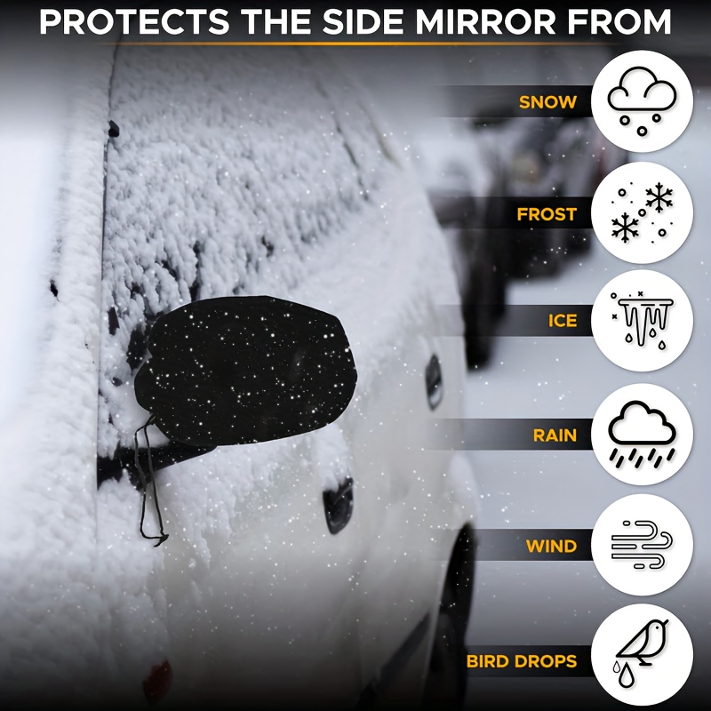 Auto Seitenspiegel Schneeabdeckung Winter Rückspiegel Wasserdichte