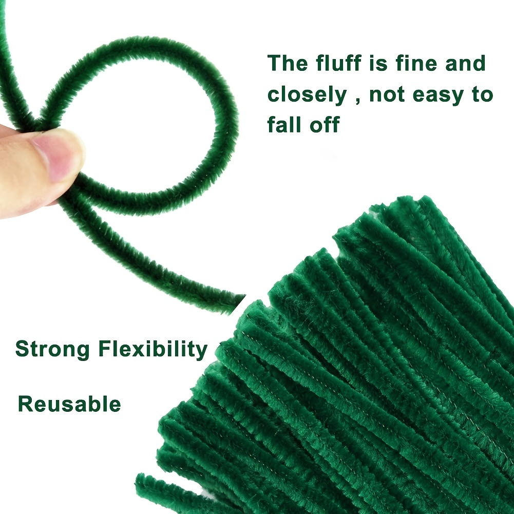 Pipe Cleaner Craft Dark Green Pipe Cleaner For Craft - Temu