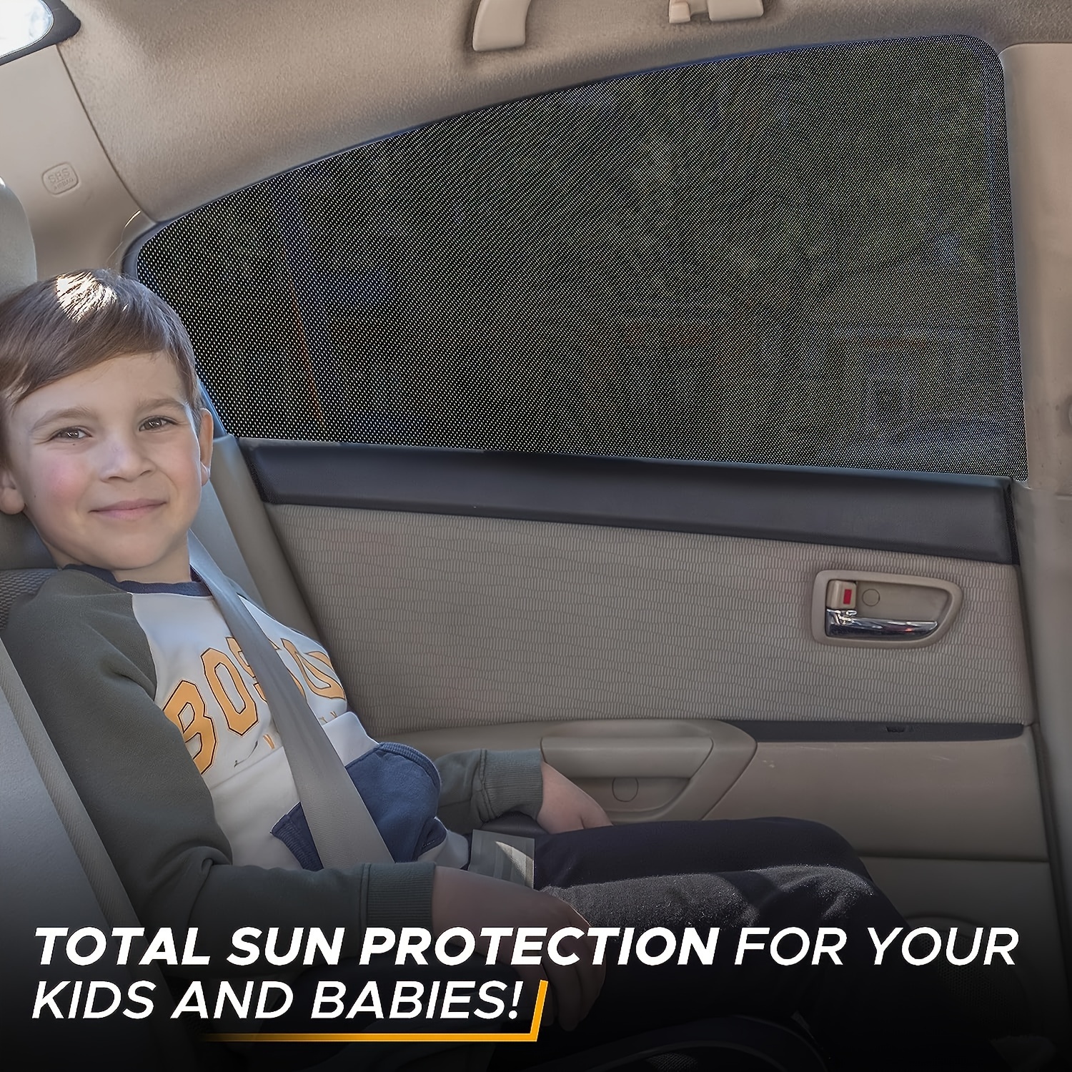 2 Stück Auto Seitenfenster Sonnenschutzbrillen, Elektrostatischer Film  Aufkleber UV Sonnenschutz Privatsphäre Schutz, Die Meisten Autos, Auto