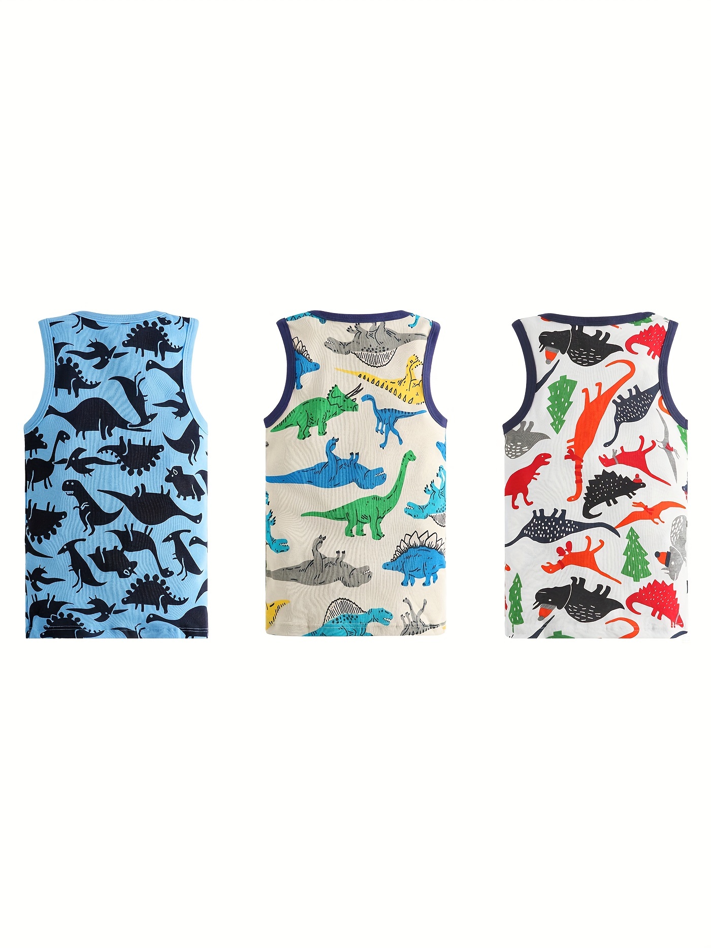 Boys Cotton Tank Top Cartoon Printed Sleeveless Breathable - Temu