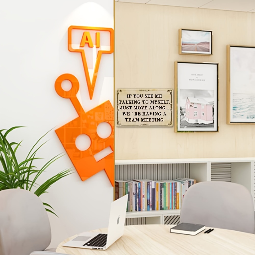  Funny Office Decor Sign for Cubicle Decor or Desk