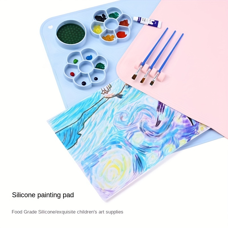 Silicone Paint Palette - Temu