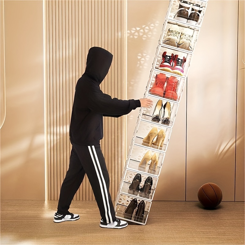 Shoes Rack Floor Standing Shoes Rack Simple Assembled Shoes - Temu