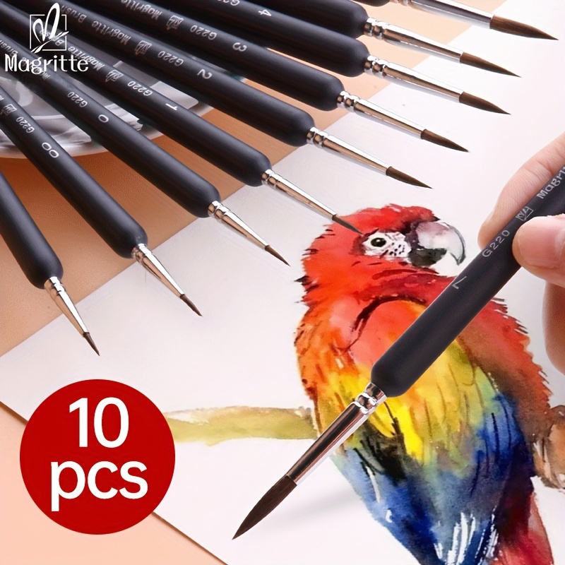Premium Miniature Paint Brushes Small Fine Tip - Temu