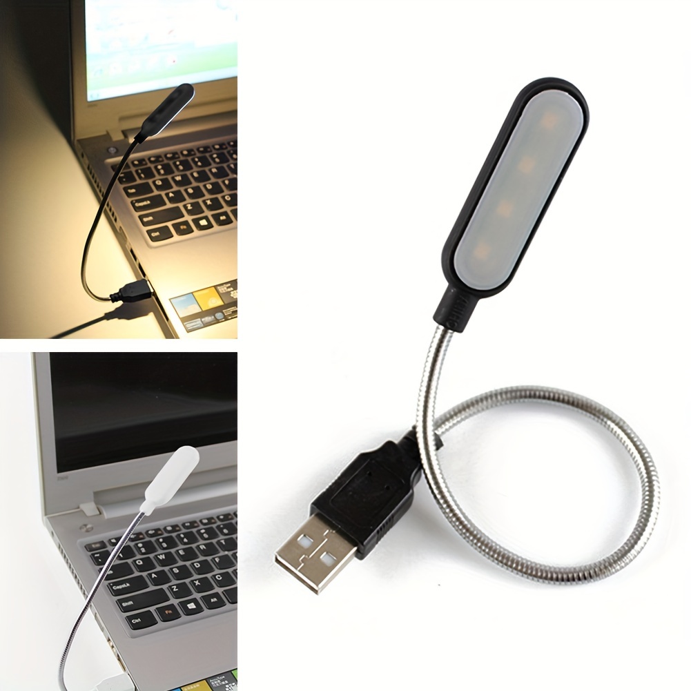 HugMiu Lampe à prise USB ordinateur Mobile charge électrique USB petites  lampes à livres LED Protection oculaire lampe de lecture petite lumière  ronde