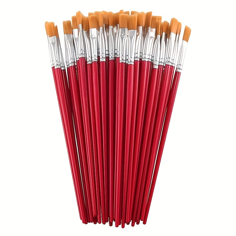 10pcs Painting Brushes For Painting Handcraft Arts And Craft