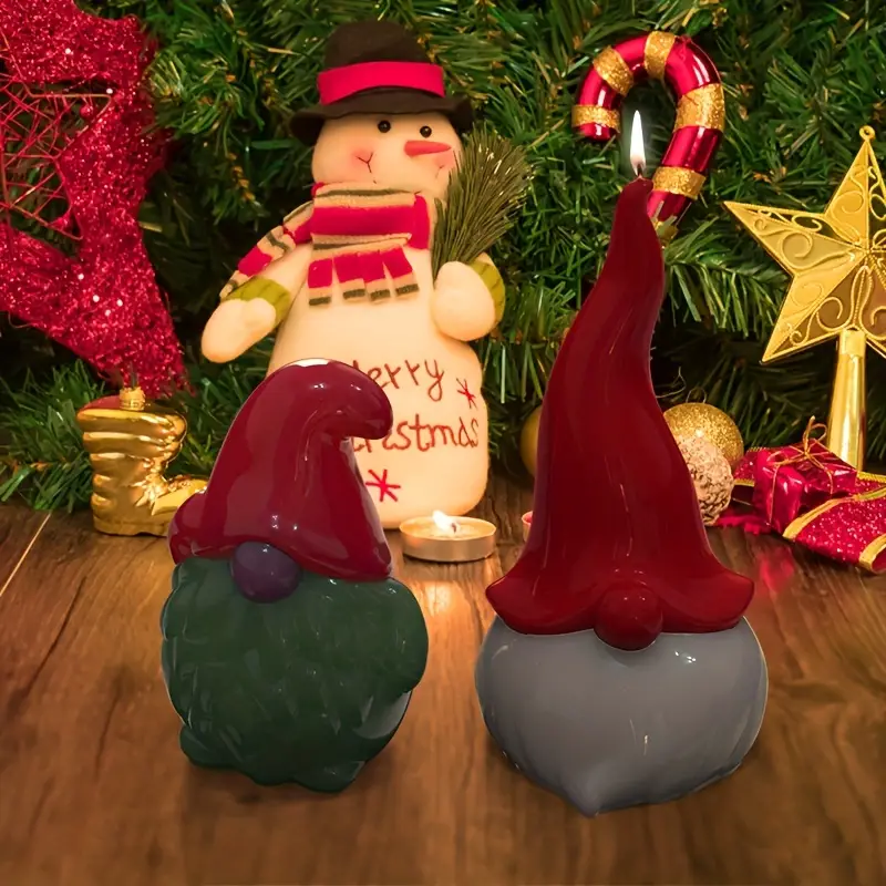 2 Styles Choice Christmas Making Molds Santa Claus Silicone - Temu