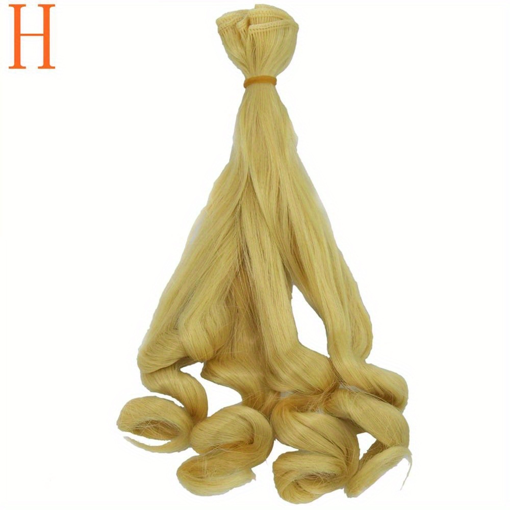  Ciieeo 5 Pcs Doll DIY Wig Straight Synthetic Doll Hair