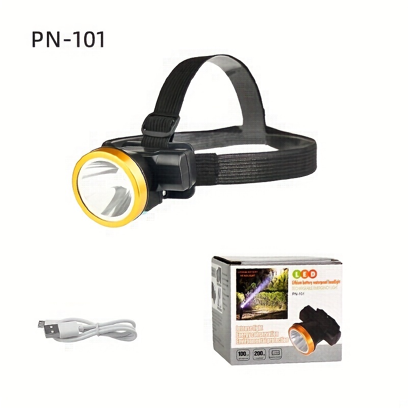 Waterproof Usb Rechargeable Led Headlamp For Night Riding Fishing