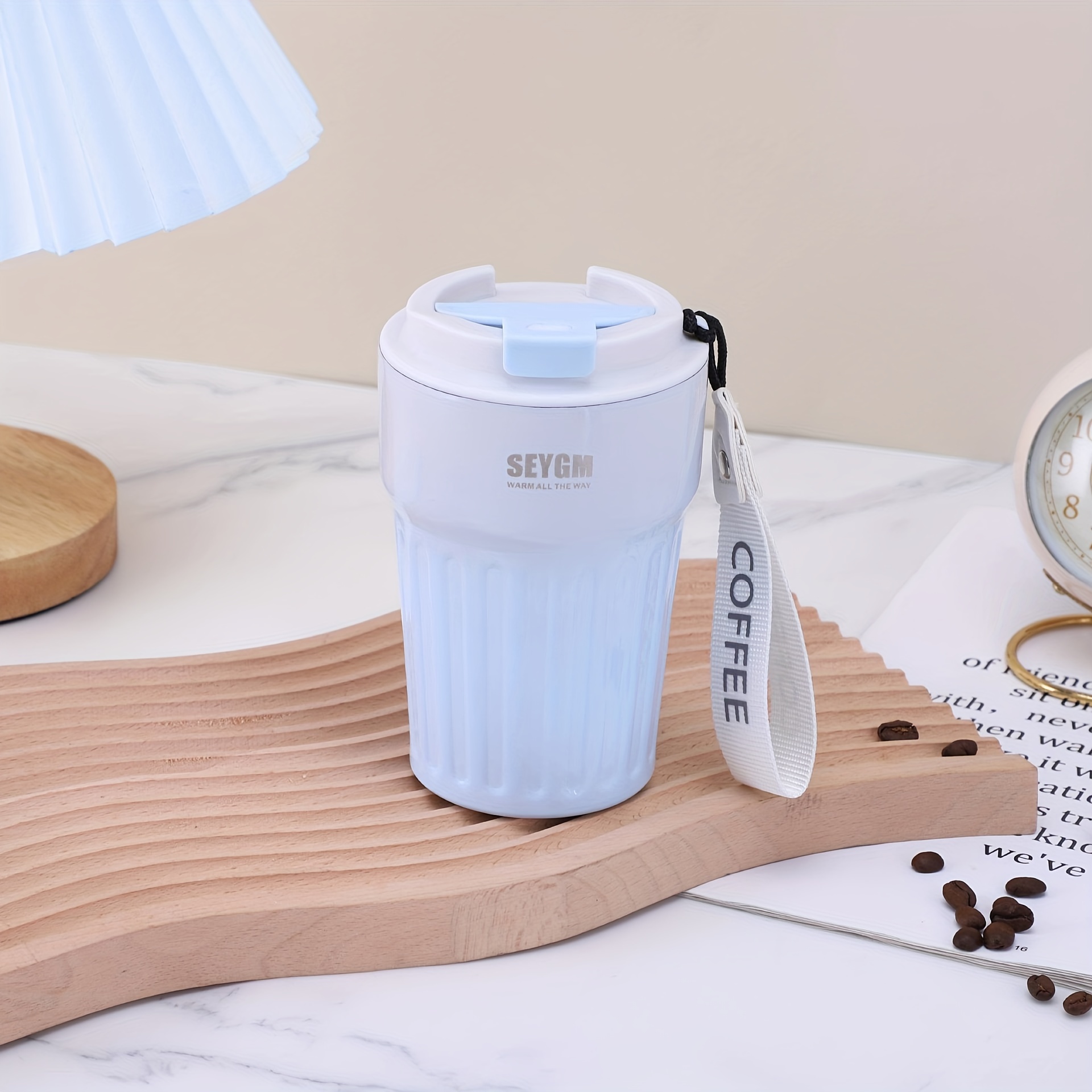 1Pc 316 Stainless Steel Thermos Cup CoffeeMug Big Belly Thermos Cup Women's  Outdoor Portable Cute Water Cup