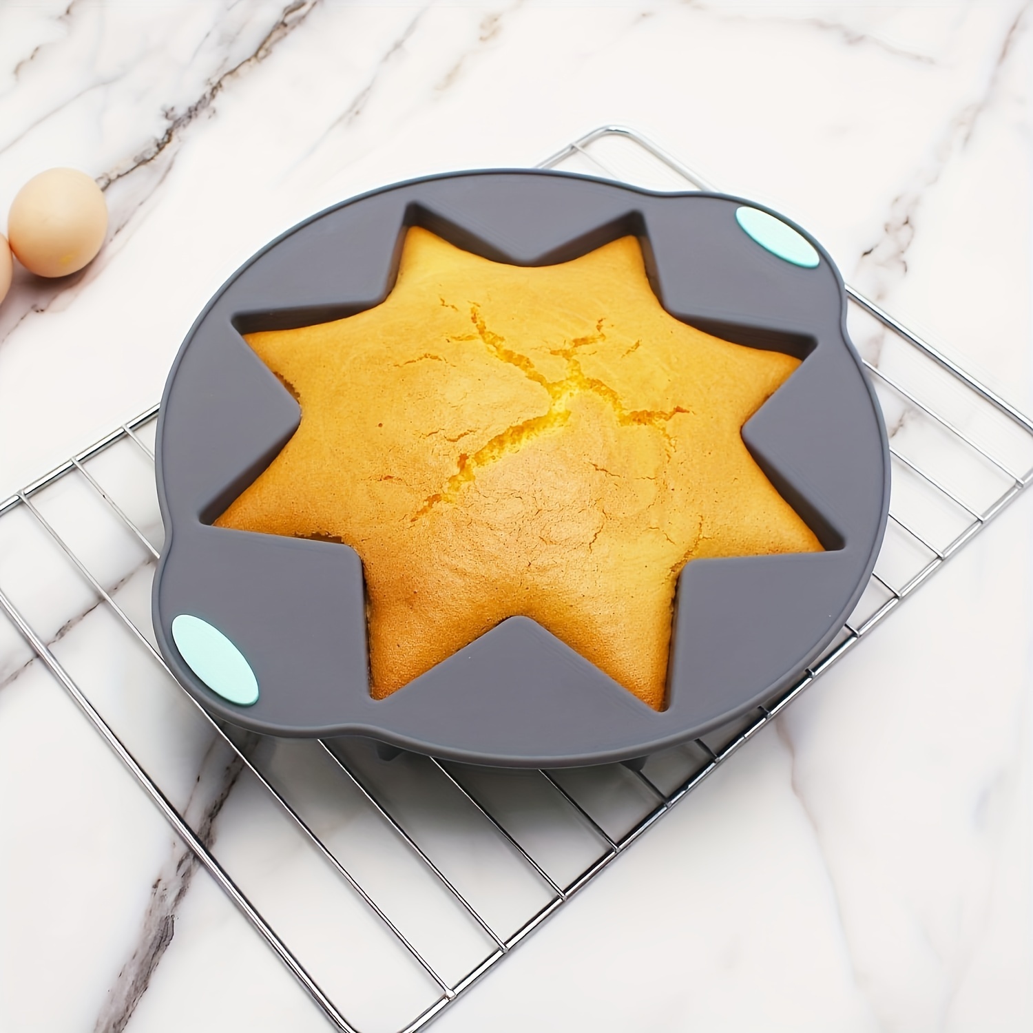 Silicone Cake Mold Cooking Pan Large Snowflake  Cake baking supplies, Cake  molds silicone, Large cupcake