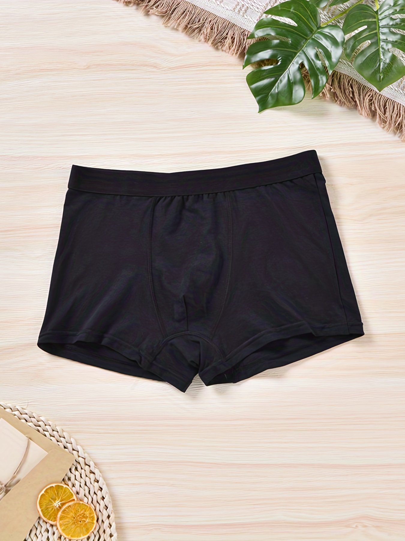 Men's Cotton Boxer Pajama Shorts Casual Breathable - Temu