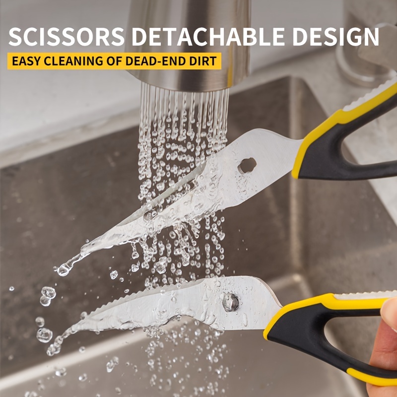 Heavy duty Kitchen Scissors With Detachable Blades Perfect - Temu