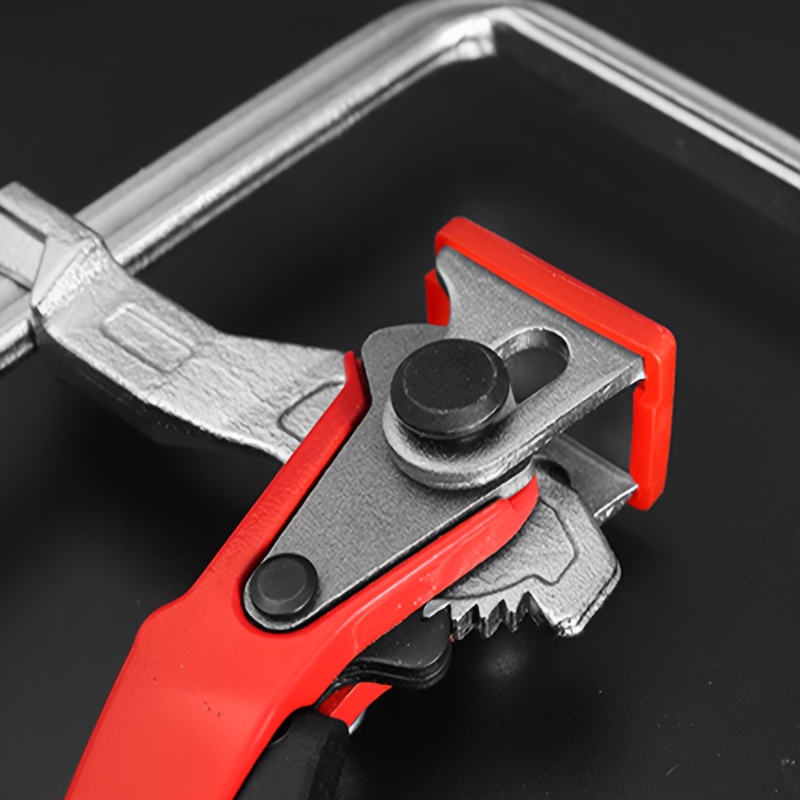 Bar Clamp Track Saw Guide Rail Clamp Ratcheting Table Clamp Quick