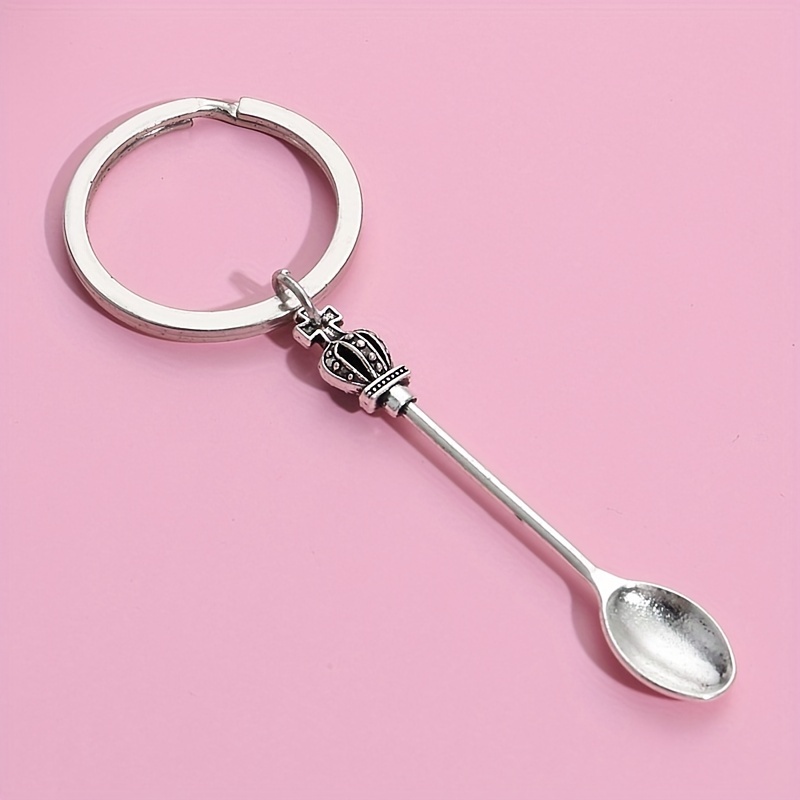 Silver hot sale spoon keychain