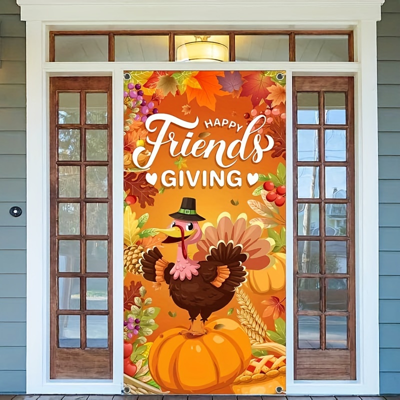 Happy Friendsgiving Decorations Happy Friendsgiving Banner