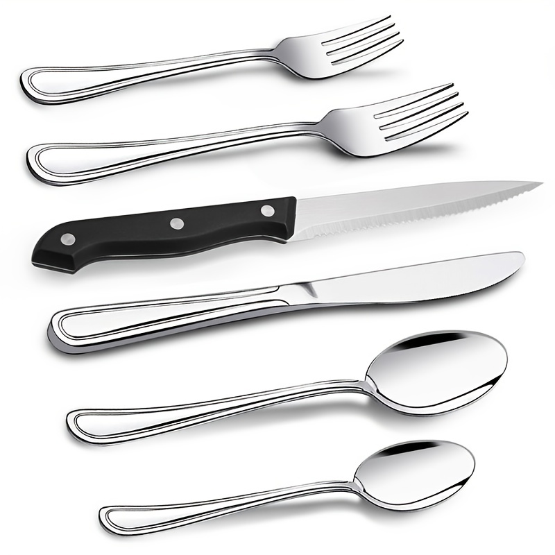 Eating Utensils Set Cutlery Flatware Stainless Steel Silverware