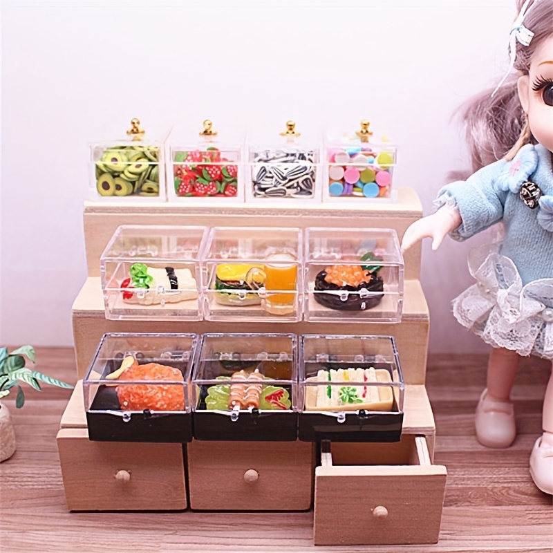 Adorable Miniature Storage Boxes for Dollhouse