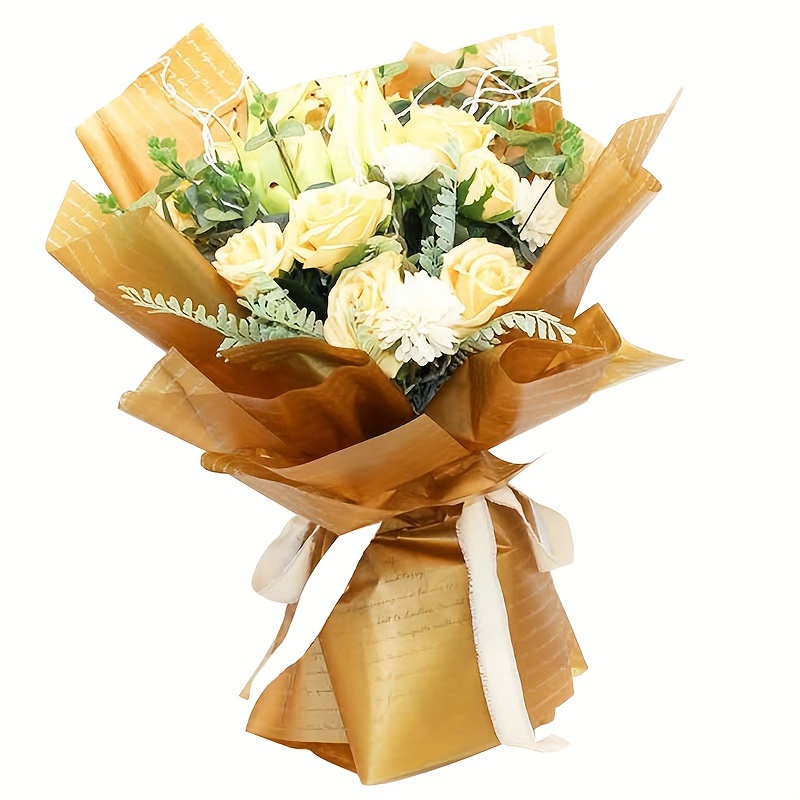  Korean Style Flower Wrapping Paper Floral Bouquet