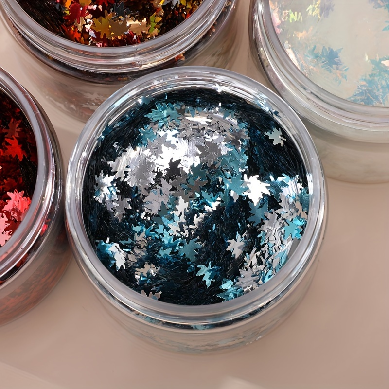 Maple Leaves Glitter Sequins Mix Size Epoxy Resin Filling - Temu