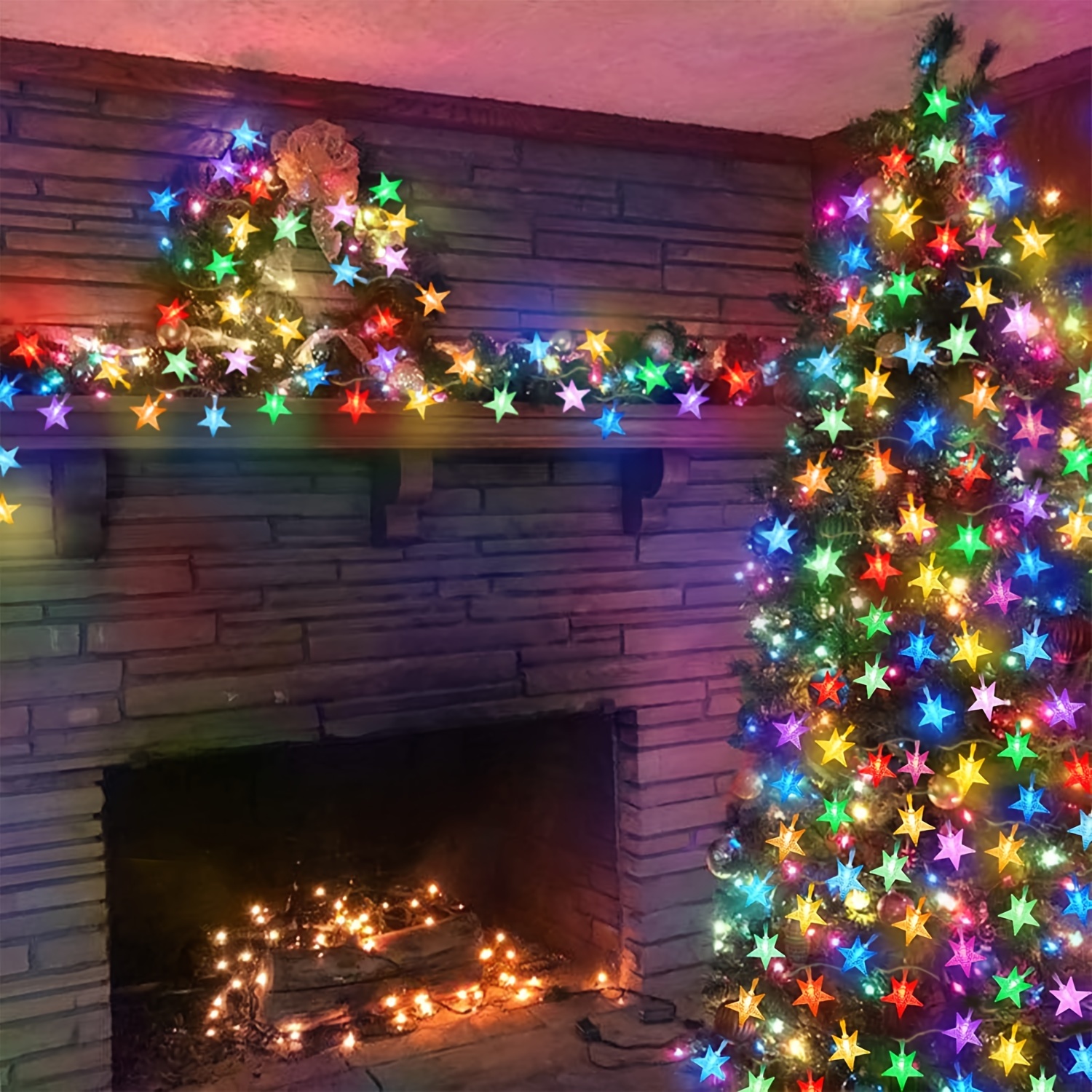Guirlande Lumineuse Sphérique, 6M 40 LED Petites Boules, Alimenté batterie  Eclairage Décoration Intérieur et Extérieur, pour  Maison/Chambre/Jardin/Balcon/Fête/Noël et Mariage (Multicolore)
