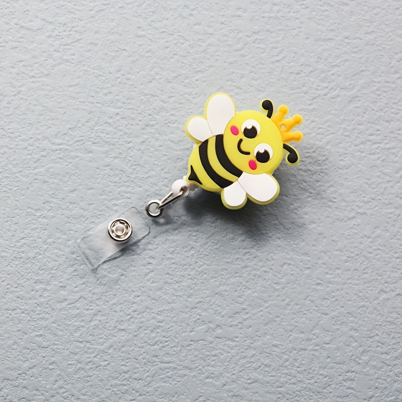Cute Sunflower Honeybee Rainbow Badge Reel 24 Retractable - Temu