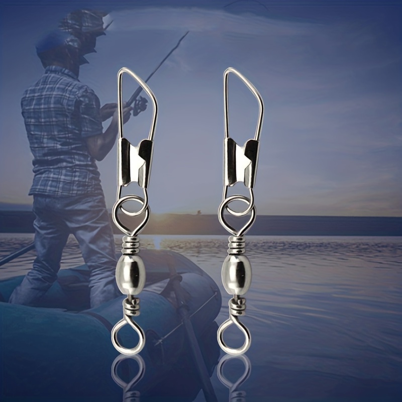 Durable Brass Barrel Fishing Swivel Solid Rings Interlock - Temu