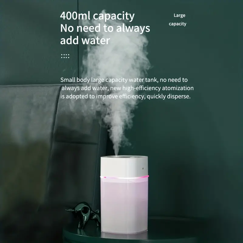 Usb Air Humidifier, New Us Colorful Lighting Humidifier, Home