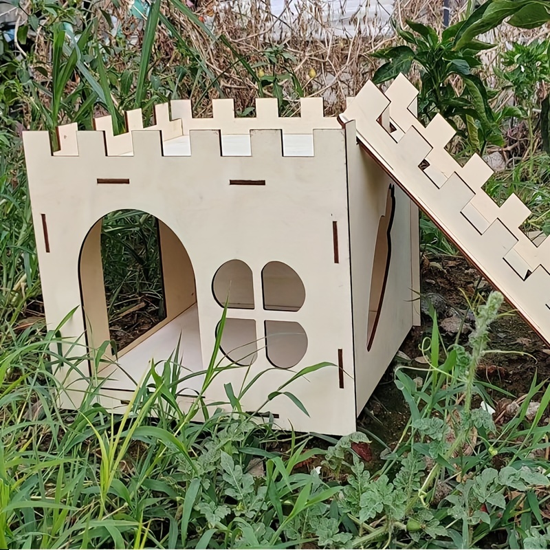 Rabbit Mega Fort Castle Wooden House Shelter Hideout Hideaway 