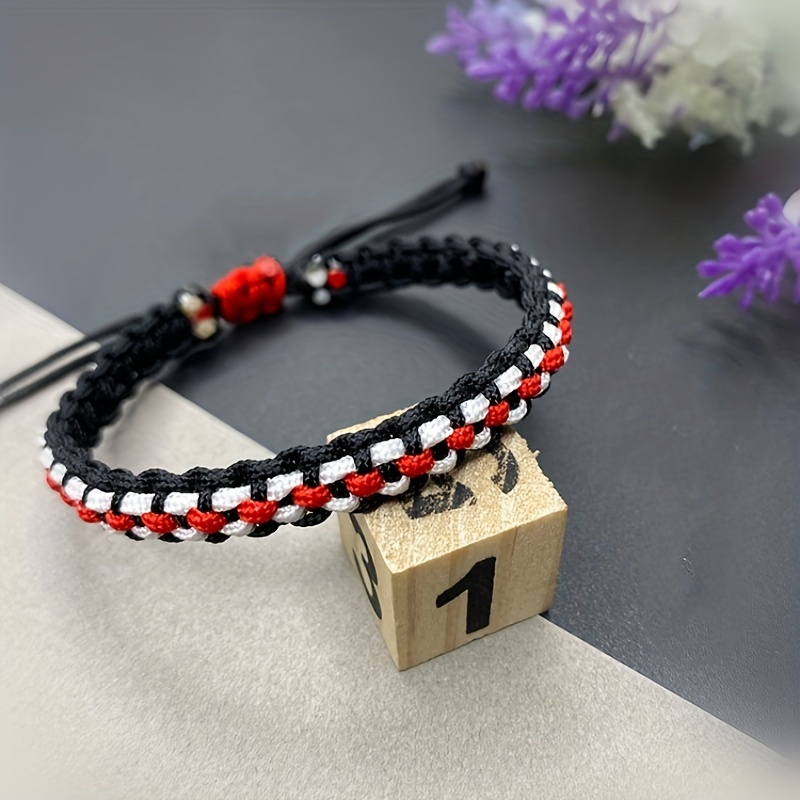 Popular Braided Rope Bracelet With Letters For Men And Women - Temu