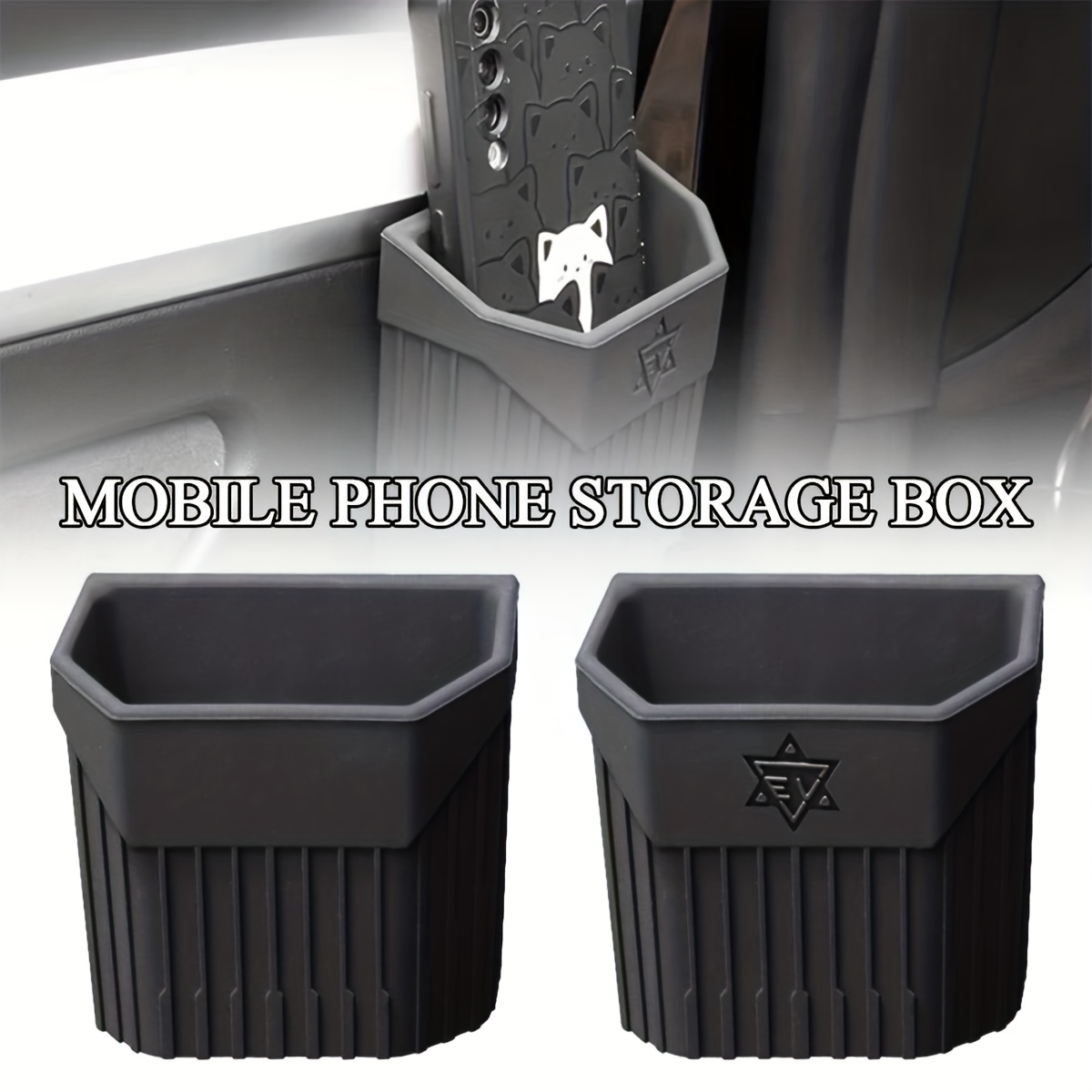 Side Storage Box Model Model 3 Y 2023 Silicone Phone - Temu