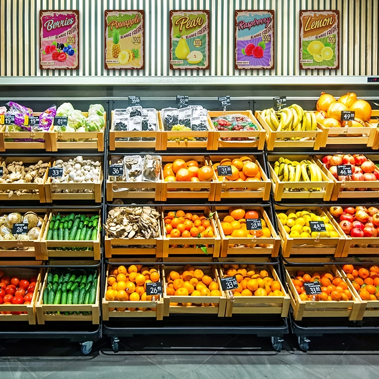 Supermarket Signage  Produce Department Signs