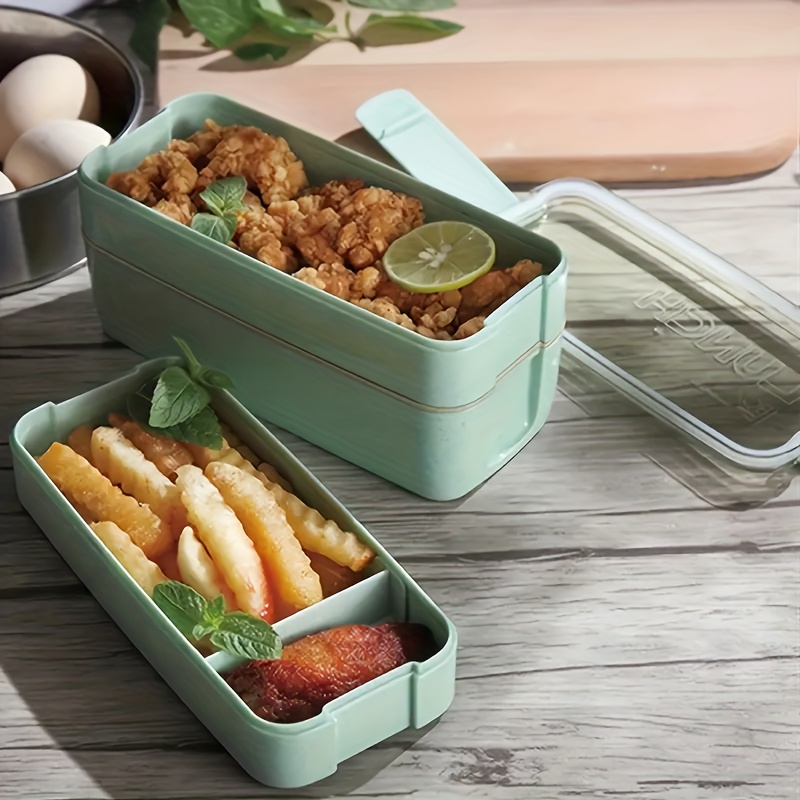 Portable Bento Box, 3-layers Lunch Box, Food Storage Tableware Outdoor Home  Kitchen Accessories - Temu