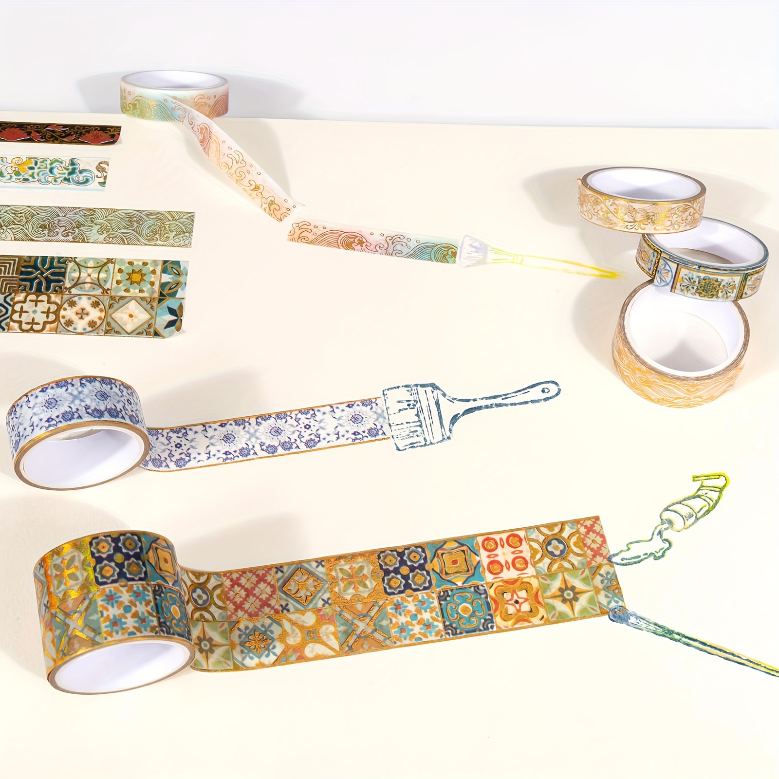 Washi Tape Set - Temu