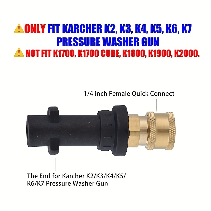 Pressure Washer Car Wash Sprayer for Karcher K2 K3 K4 K5 K6 K7