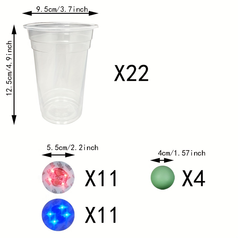 Dropship 1pc Light Up Cups, Glow In The Dark Party Supplies, Colorful LED  Glowing Beer Cup For Party, Birthday, Christmas, Disco to Sell Online at a  Lower Price