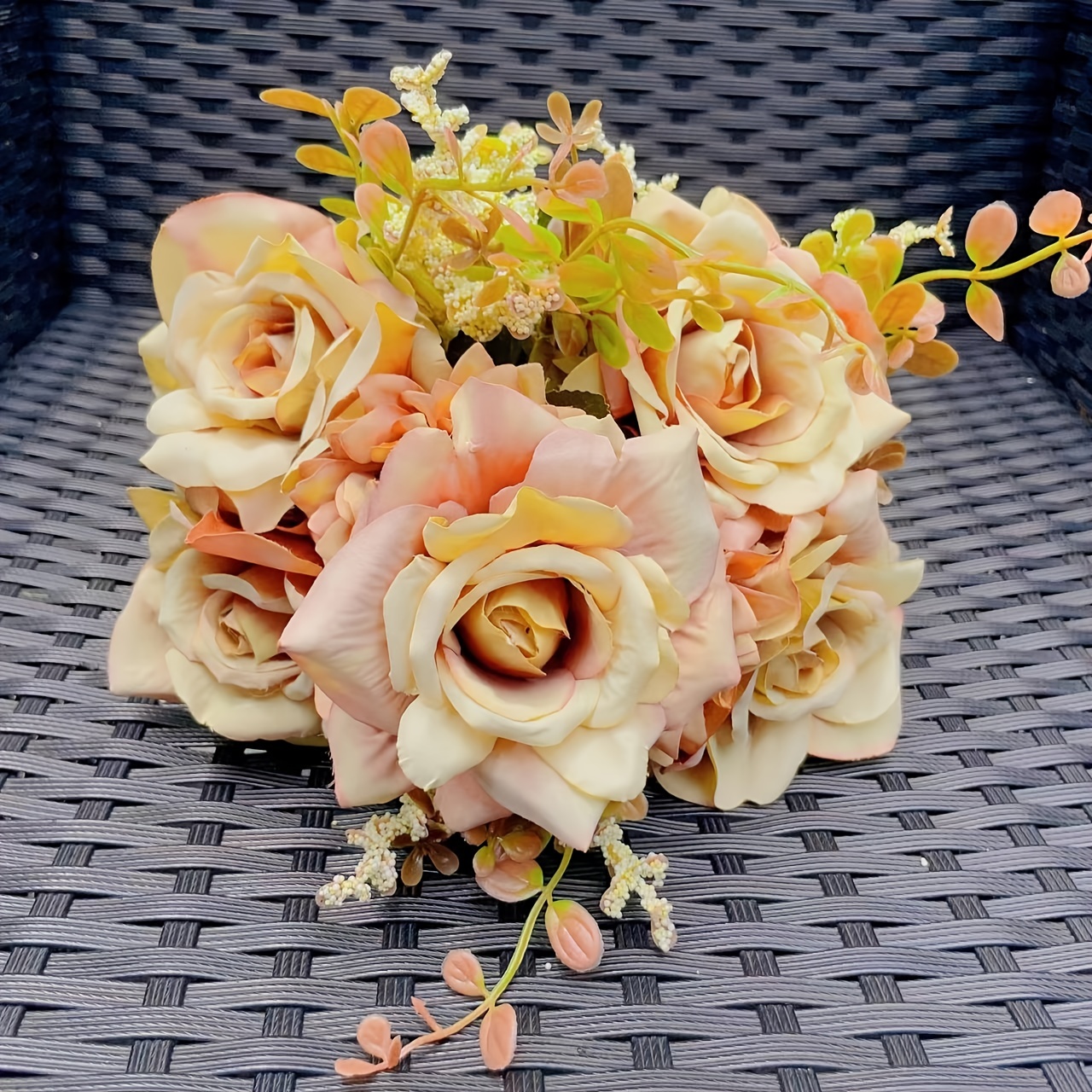 Autumn Artificial Flower Real Touch Fake Flowers Flower - Temu