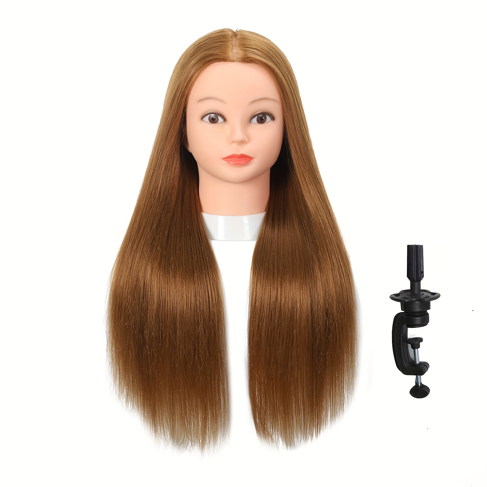 SZCY LLC 23,5 pouces 80% cheveux réels formation tête beauté maquillage  coiffure mannequin poupée avec support de pince de Table + ensemble de  tresses DIY : : Beauté et Parfum